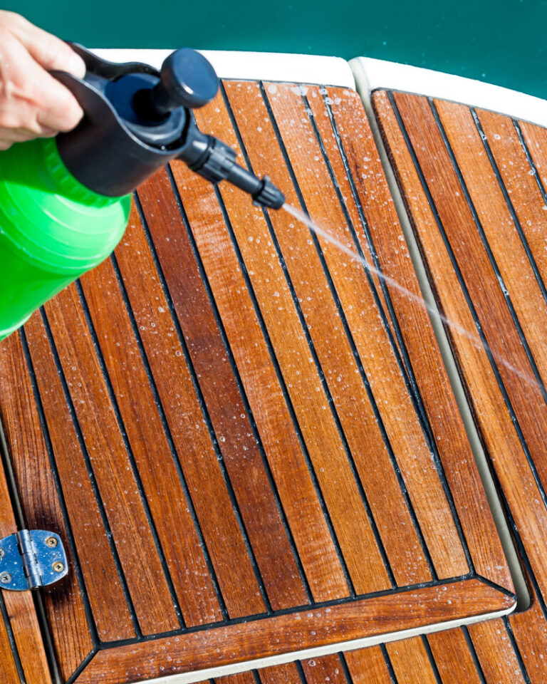 Boat Teak Decks Cleaning Service Boat Valeting Services